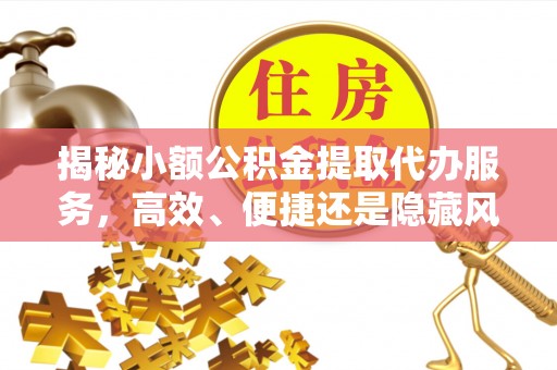 茂南揭秘小额公积金提取代办服务，高效、便捷还是隐藏风险？