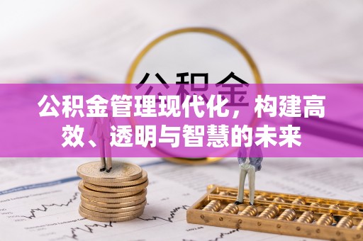 铁锋公积金管理现代化，构建高效、透明与智慧的未来