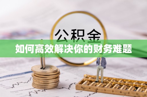 宁城如何高效解决你的财务难题